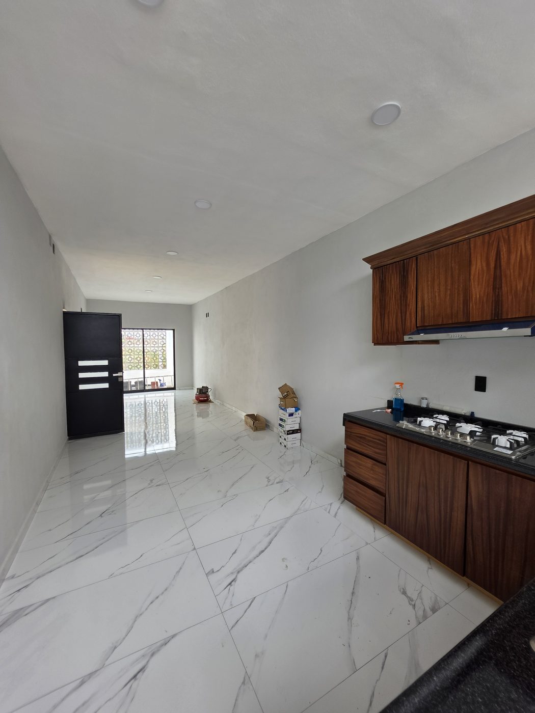 Cocina integral entregada por Caliza Construcciones en La Piedad